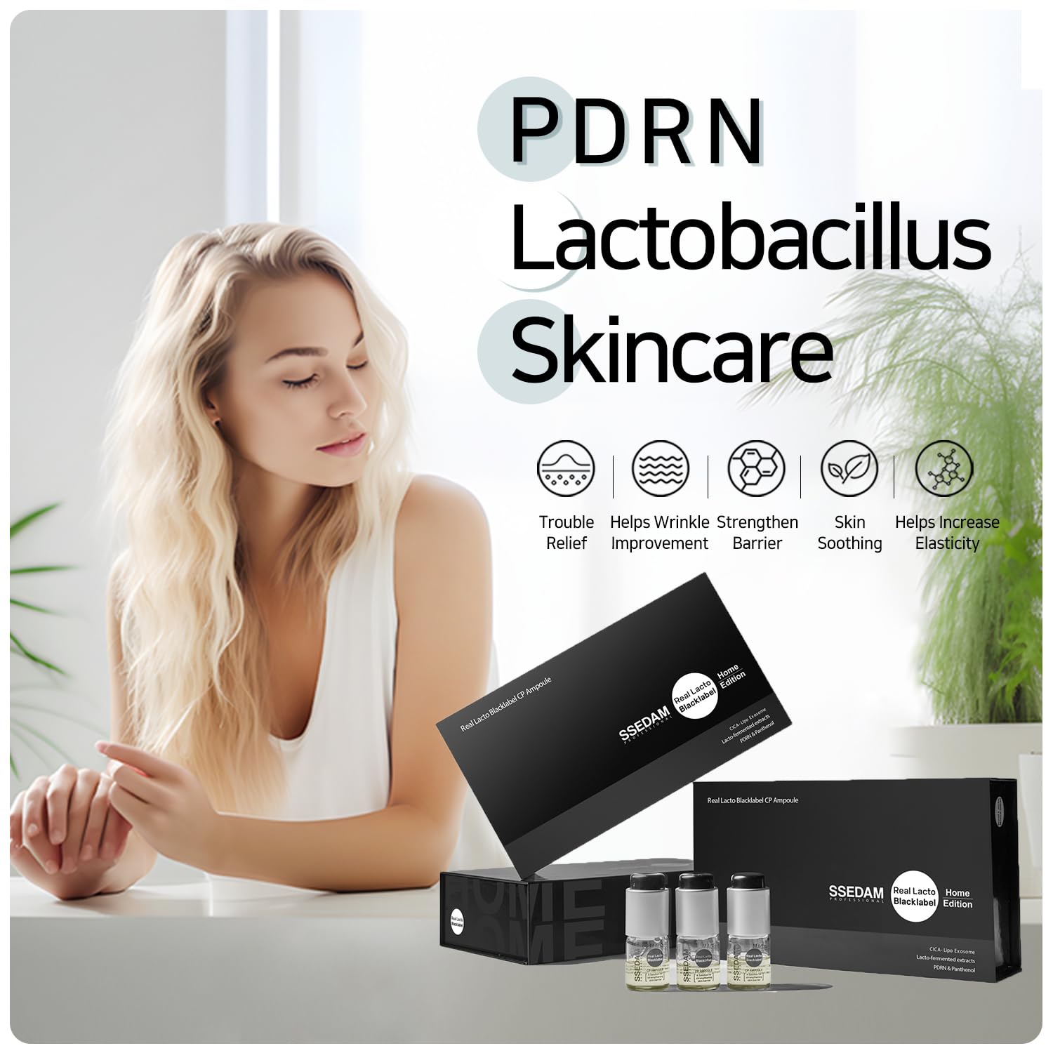 Amazon.com: Dermanex SSEDAM PDRN Real Lacto Blacklabel CP Ampoule